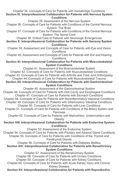 Test Bank for Medical-Surgical Nursing: Concepts for Clinical Judgment and Collaborative Care, 11th Edition by Ignatavicius